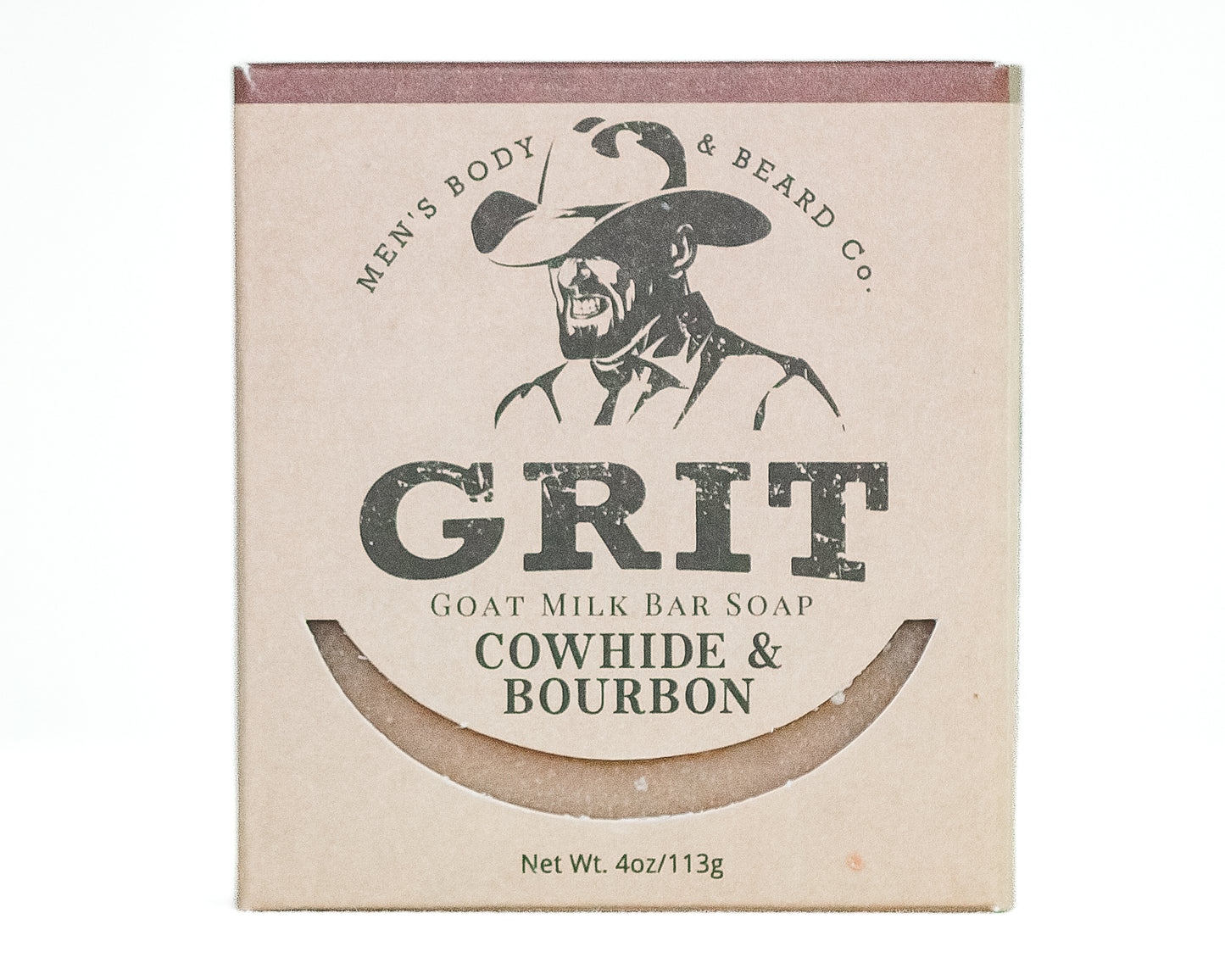 Cowhide & Bourbon Goat Milk Bar Soap